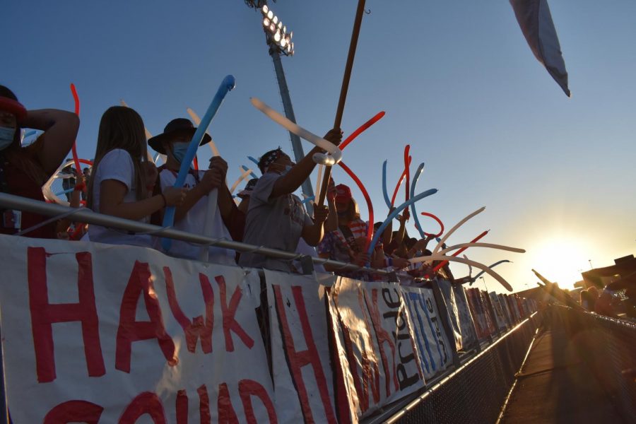 The sun sets over the 2020-21 service bowl. 