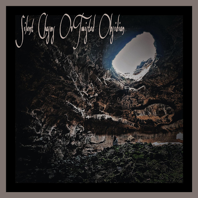 Album cover for "Silent Chasms Ov Twisted Obsidian"